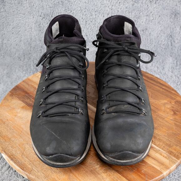 New Balance Niobium Gore-tex Hiking Boots Shoes Mens Size 12 Black Leather Trail - Picture 3 of 9